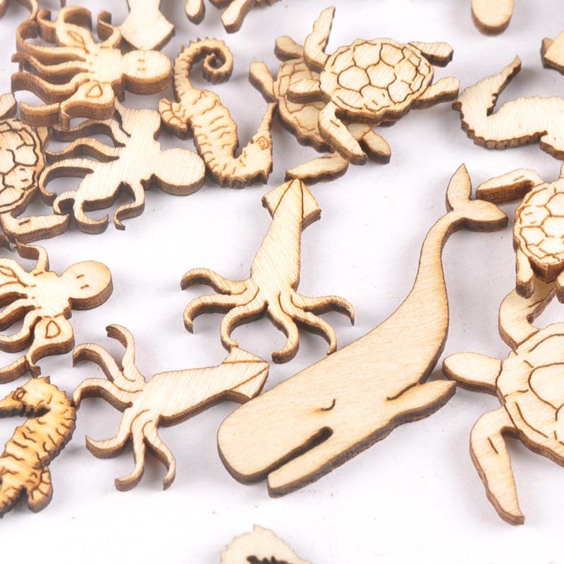 20Pcs 25-40mm Sea Turtle/horse - Embellish Craft 评论和价格
