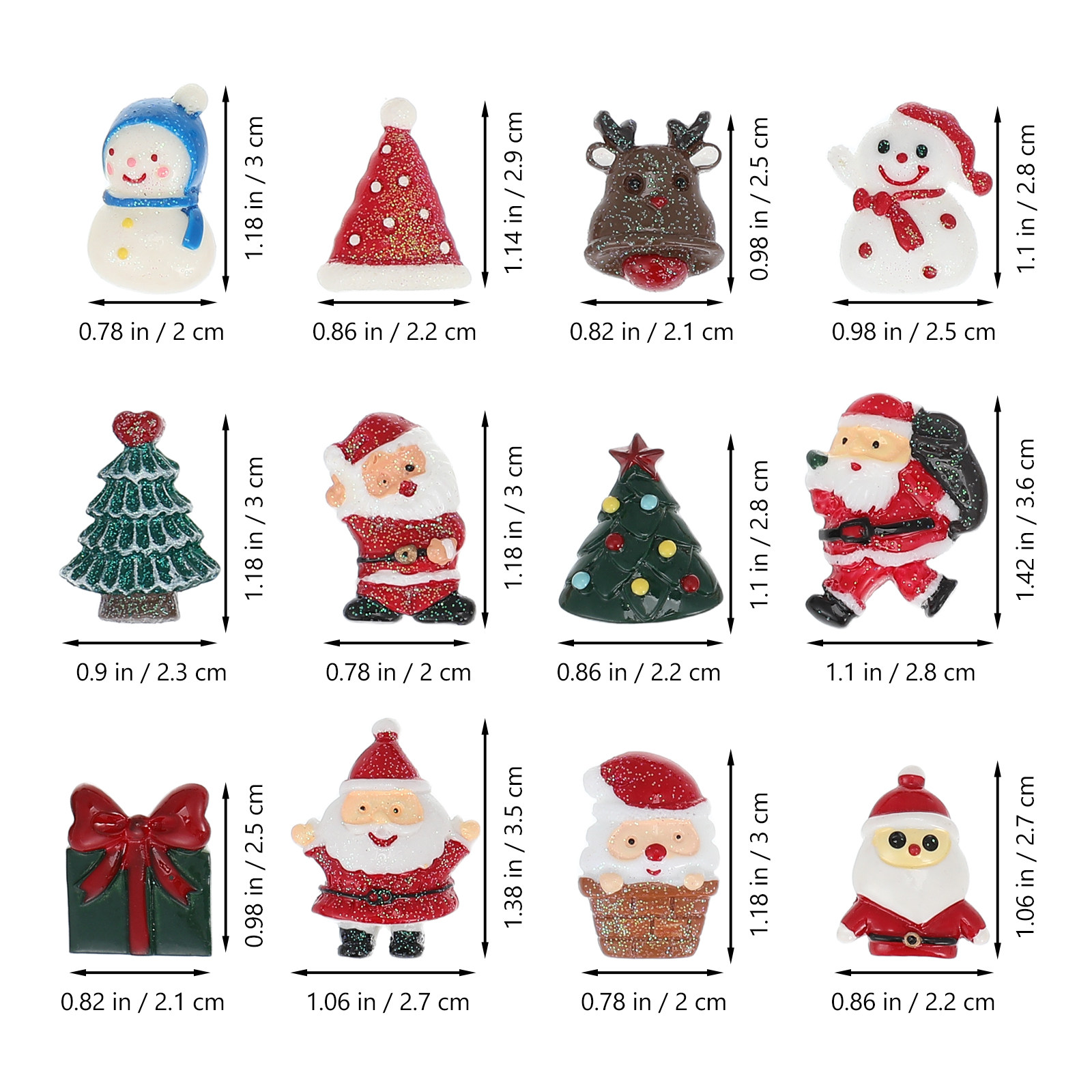 50 PCS Embellishment Christmas - Embellish Craft 评论和价格