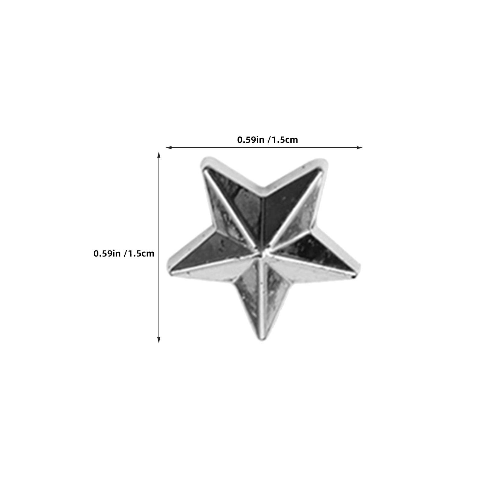 300Pcs Flat Back Acrylic Star  - Craft Embellishments 评论和价格