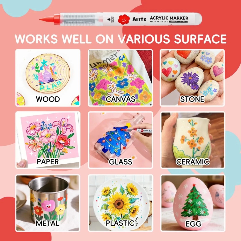 Arrtx 36/60 Colors Cartoon Acr - Copic Marker Classic 评论和价格