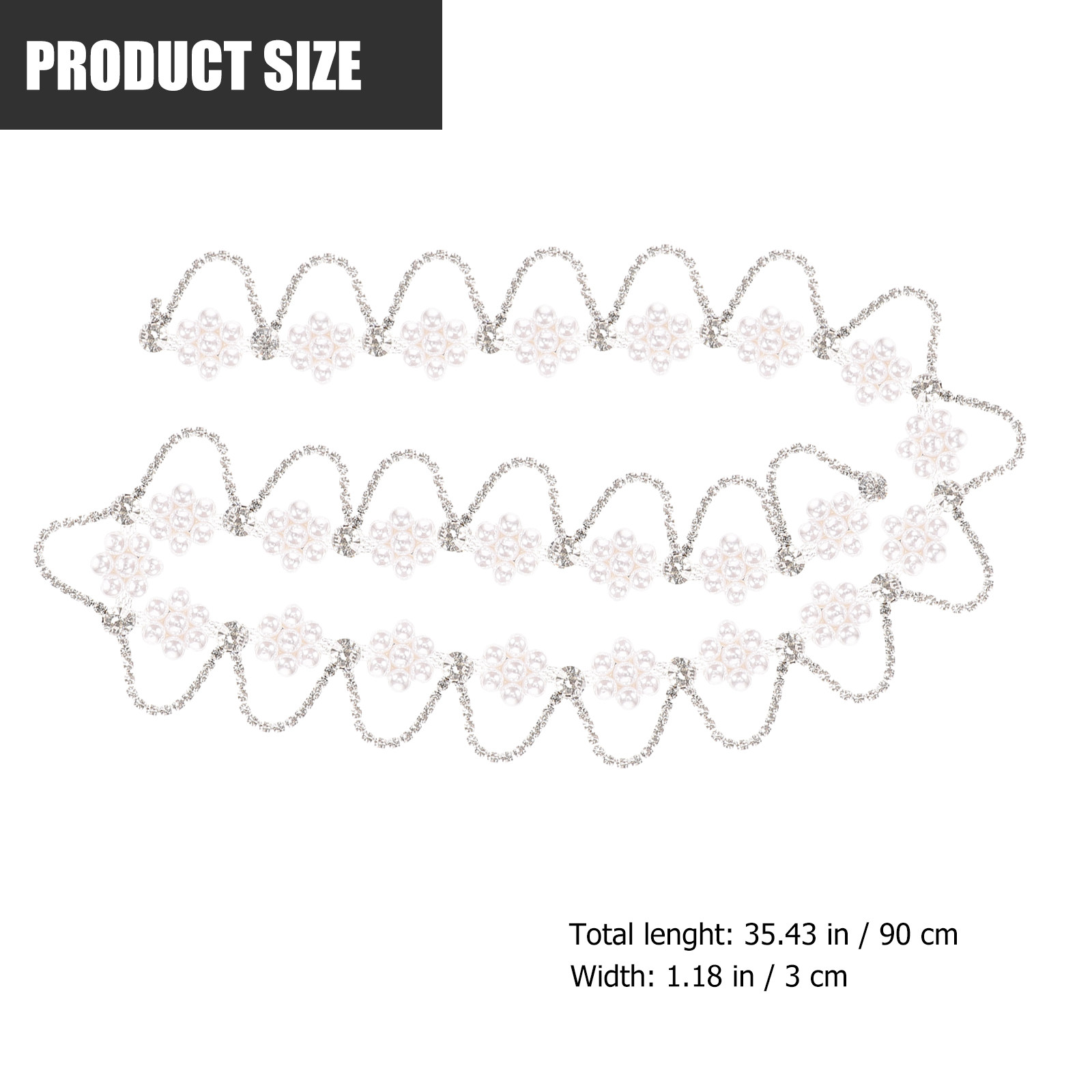 Premium Rhinestone Pearl Chain - Embellish Craft 评论和价格
