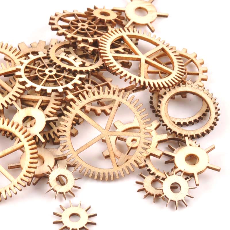 20-40mm 36pcs Unfinished Wood  - Embellish Craft 评论和价格